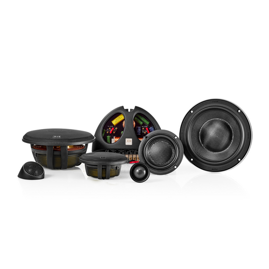 Elate Carbon 6.5" (165 mm) 3-Way Component Speaker Set