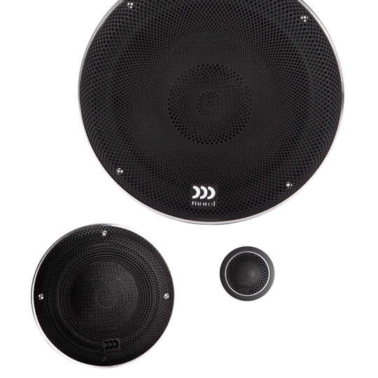 Elate Carbon 6.5" (165 mm) 3-Way Component Speaker Set - Active