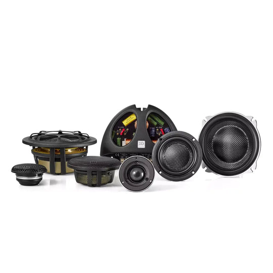 Elate Carbon Pro 5.25" (130 mm) 3-Way Component Speaker Set