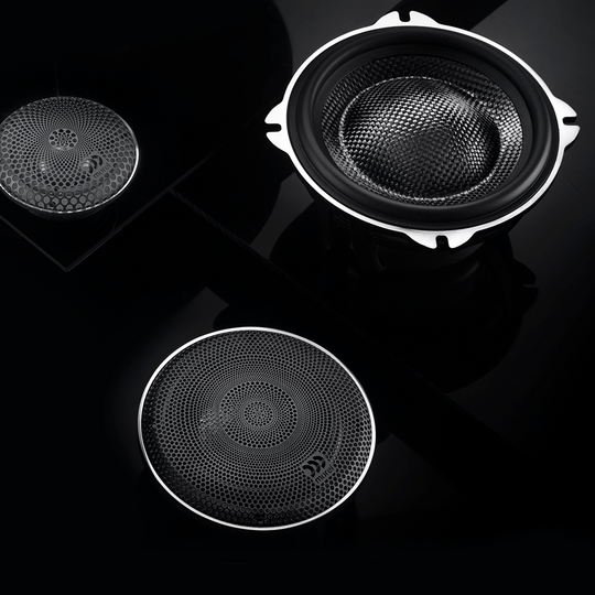 Elate Carbon Pro 5.25" (130 mm) 3-Way Component Speaker Set