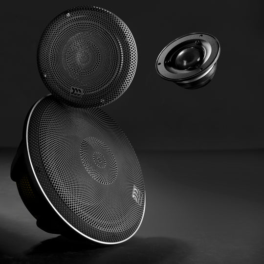 Elate Carbon Pro 6.5" (165 mm) 3-Way Component Speaker Set - Active