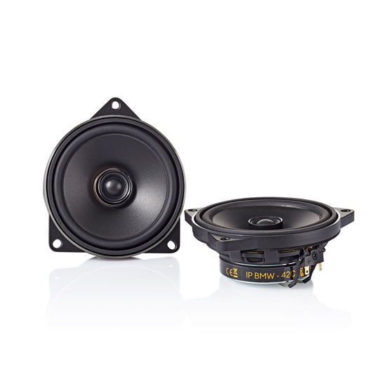 IP Direct Fit BMW 4" (100 mm) 2-Way Coaxial Speaker Set