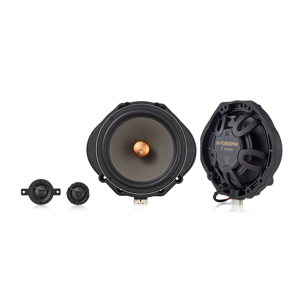IP Direct Fit Ford 8" (200 mm) 2-Way Component Speaker Set