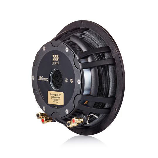 Ultimo Powerslim 10" (250 mm) Dual 4 Ohm Voice Coil Subwoofer