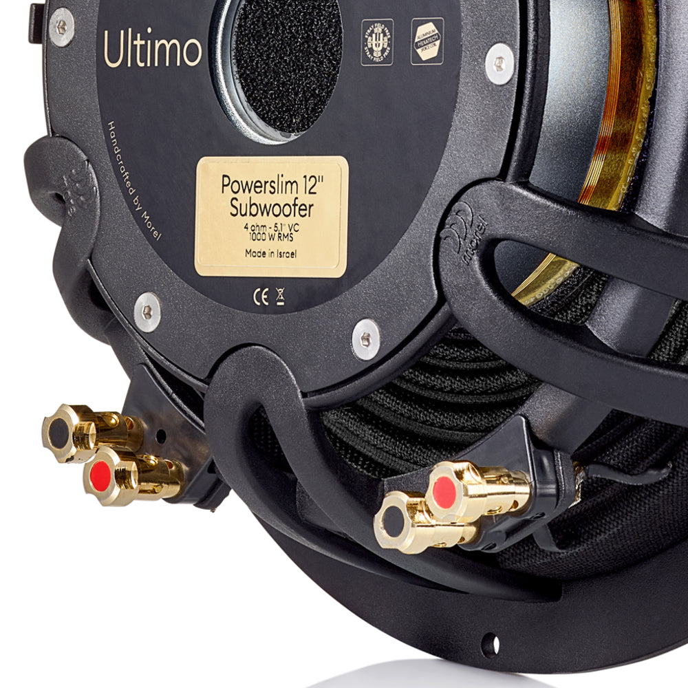 Ultimo Powerslim 12" (300 mm) Dual 4 Ohm Voice Coil Subwoofer
