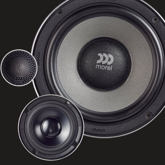 Virtus 6.5" (165 mm) 3-Way Component Speaker Set - 4 Ohm