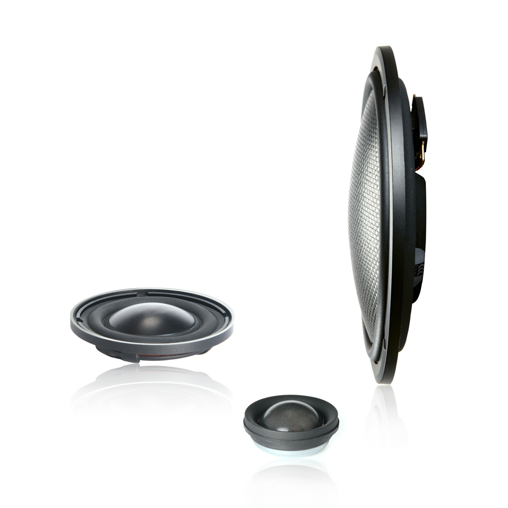 Virtus Nano Carbon 6.5" (165 mm) 3-Way Component Speaker Set